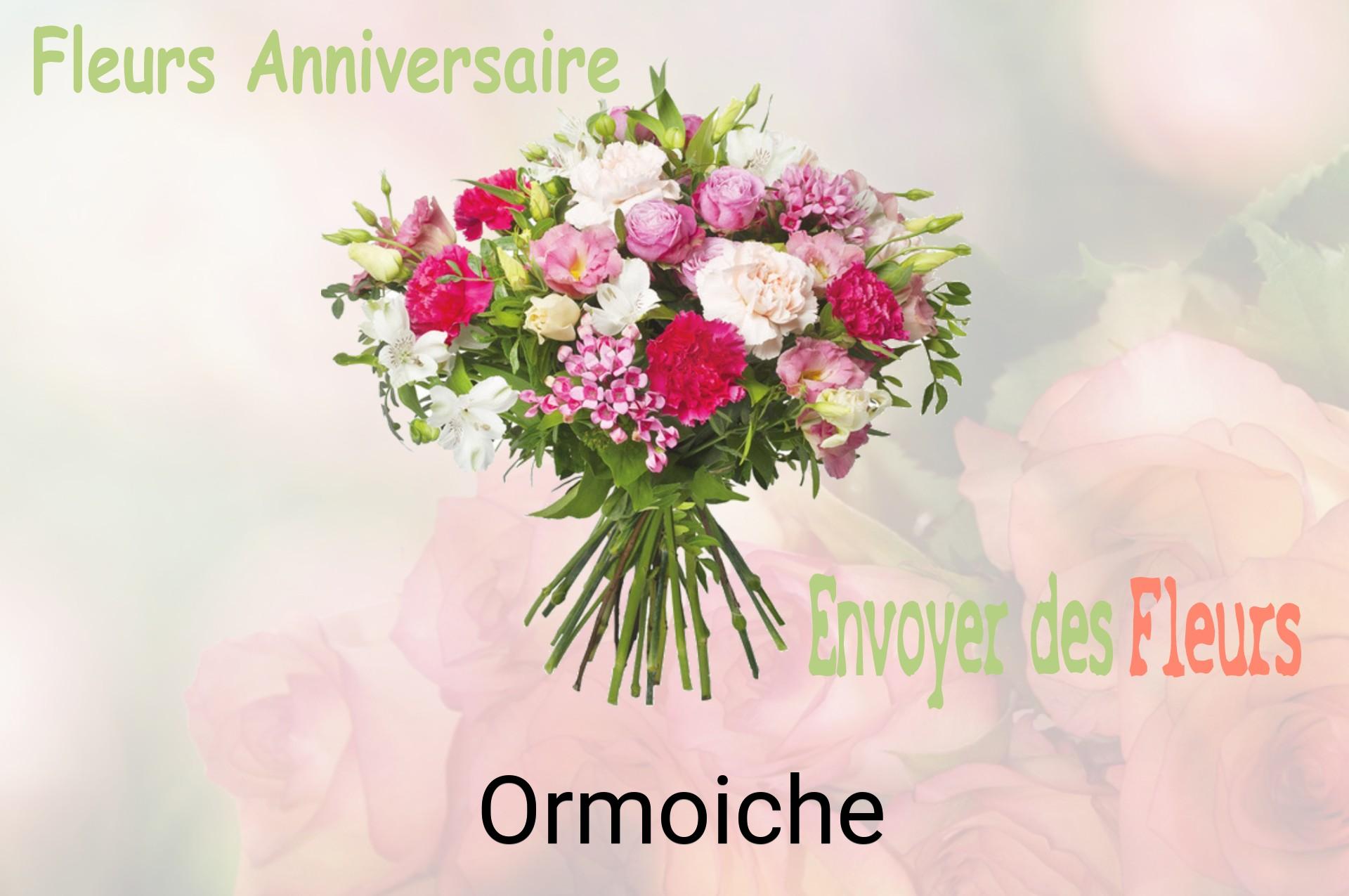 Bouquet de fleurs d’anniversaire livré à Ormoiche